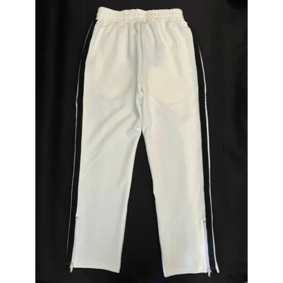 🔥Palm Angels 🔥 White Tracksuit Pants White/Black - Size: Large - Picture 2 of 2
